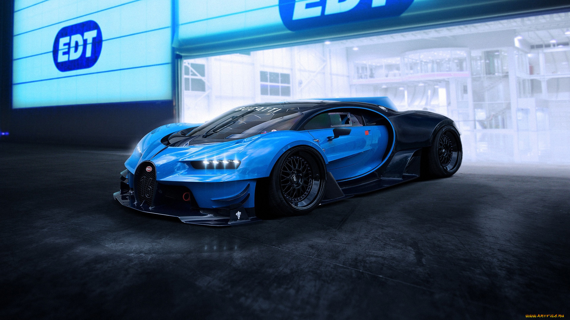 , 3, bugatti, vision, gran, turismo